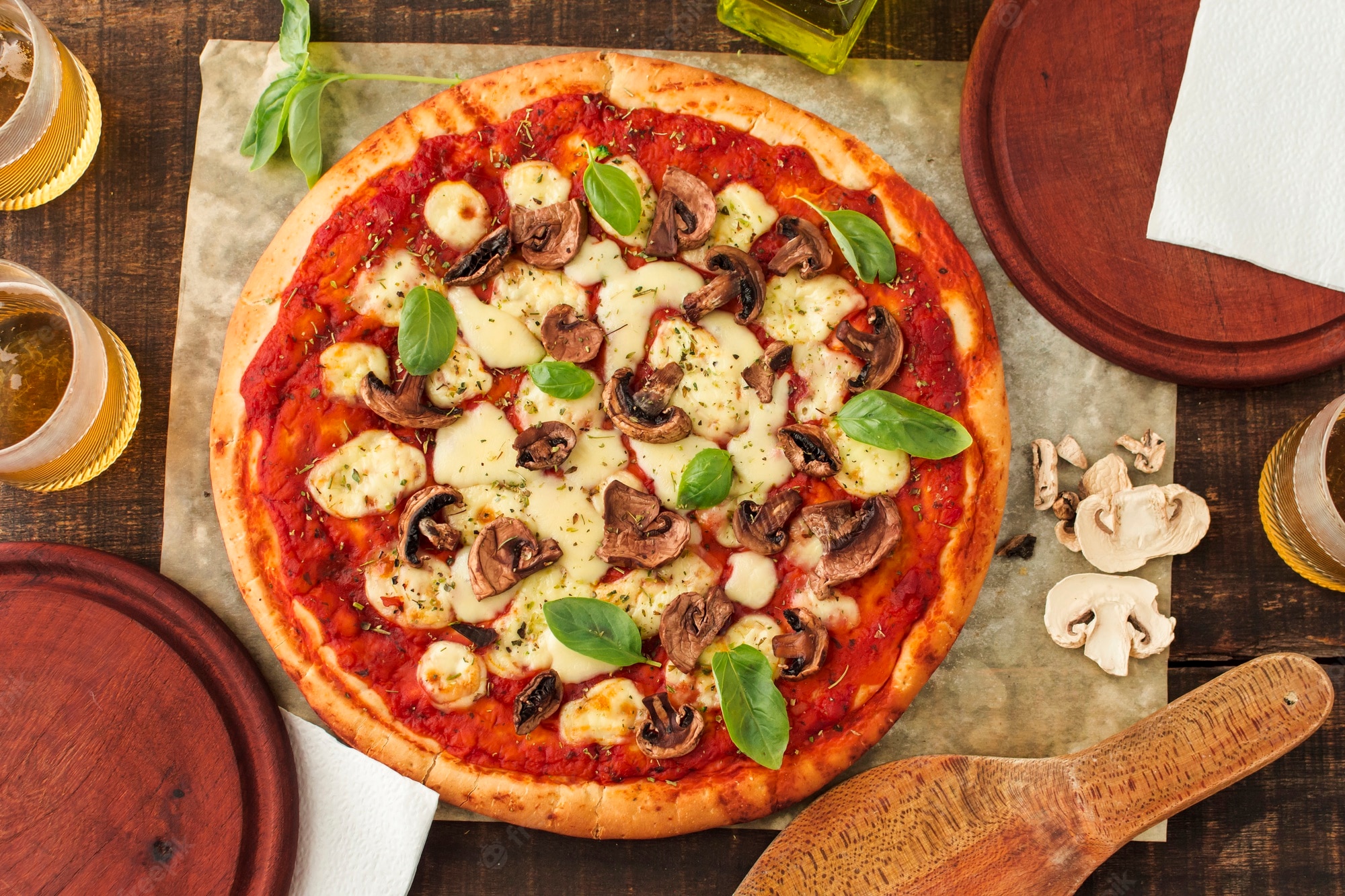 grilled-margherita-pizza-with-tomato-sauce-cheese-basil-mushroom_23-2147926077